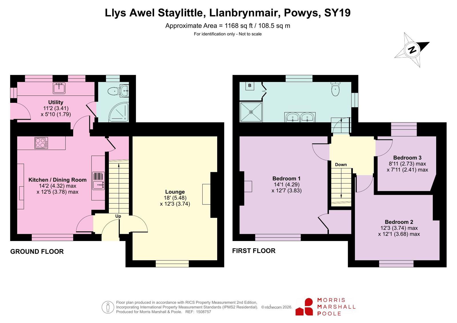 Llys Awel,, Staylittle, Powys floorplan