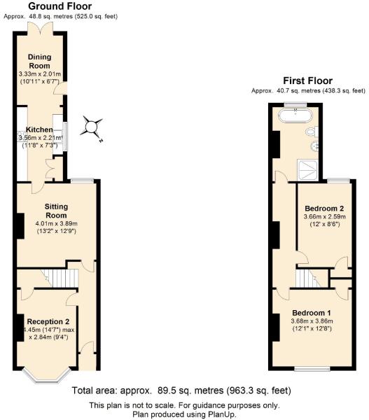 2 Bedrooms Terraced house to rent in Roman Road, Cheltenham GL51