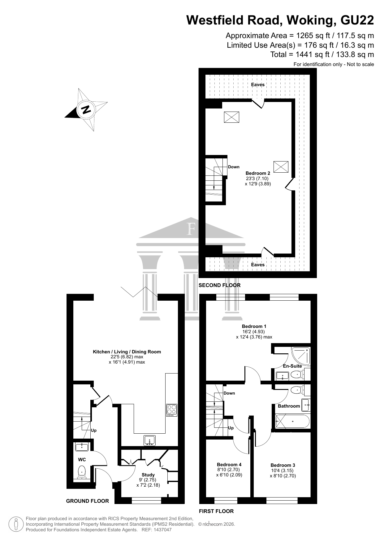 Plot 5 Tilia Copse, 33 Westfield Road, Woking floorplan