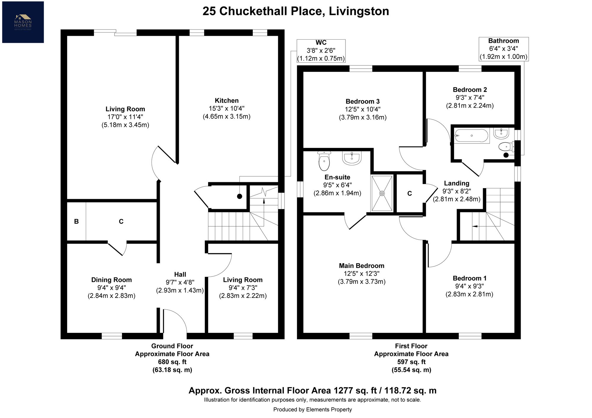 25 Chuckethall Place, Livingston floorplan