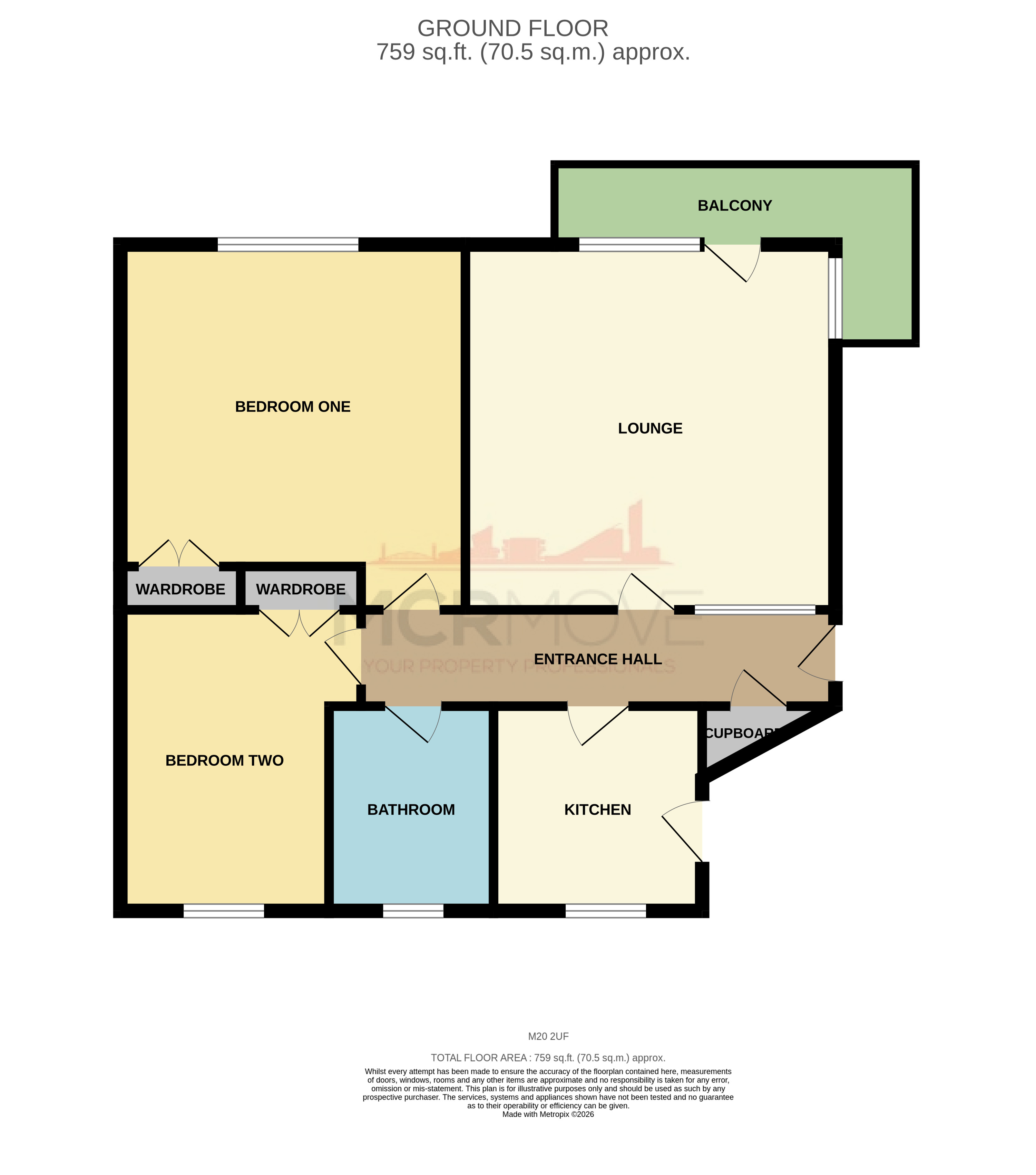 Palatine Road, Manchester floorplan