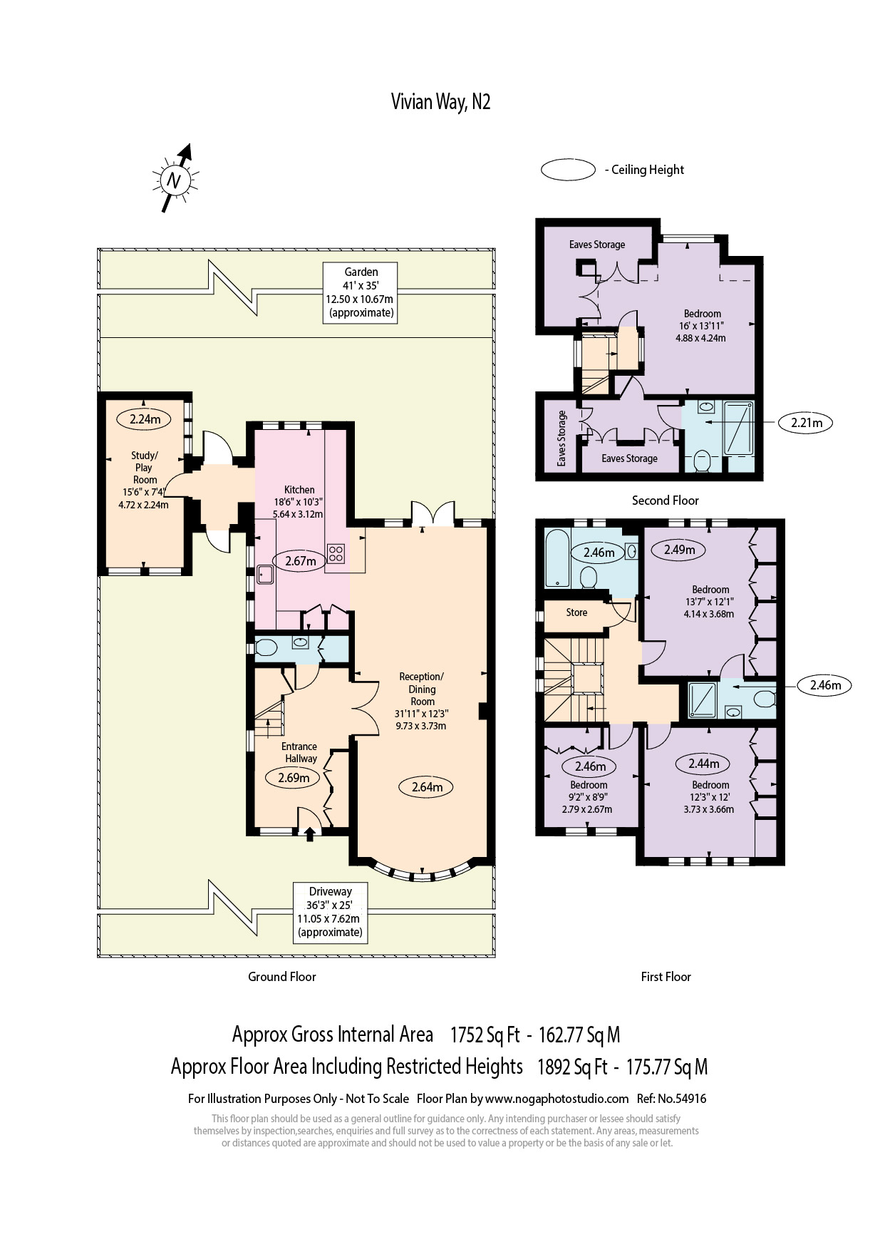 19, Vivian Way, London floorplan