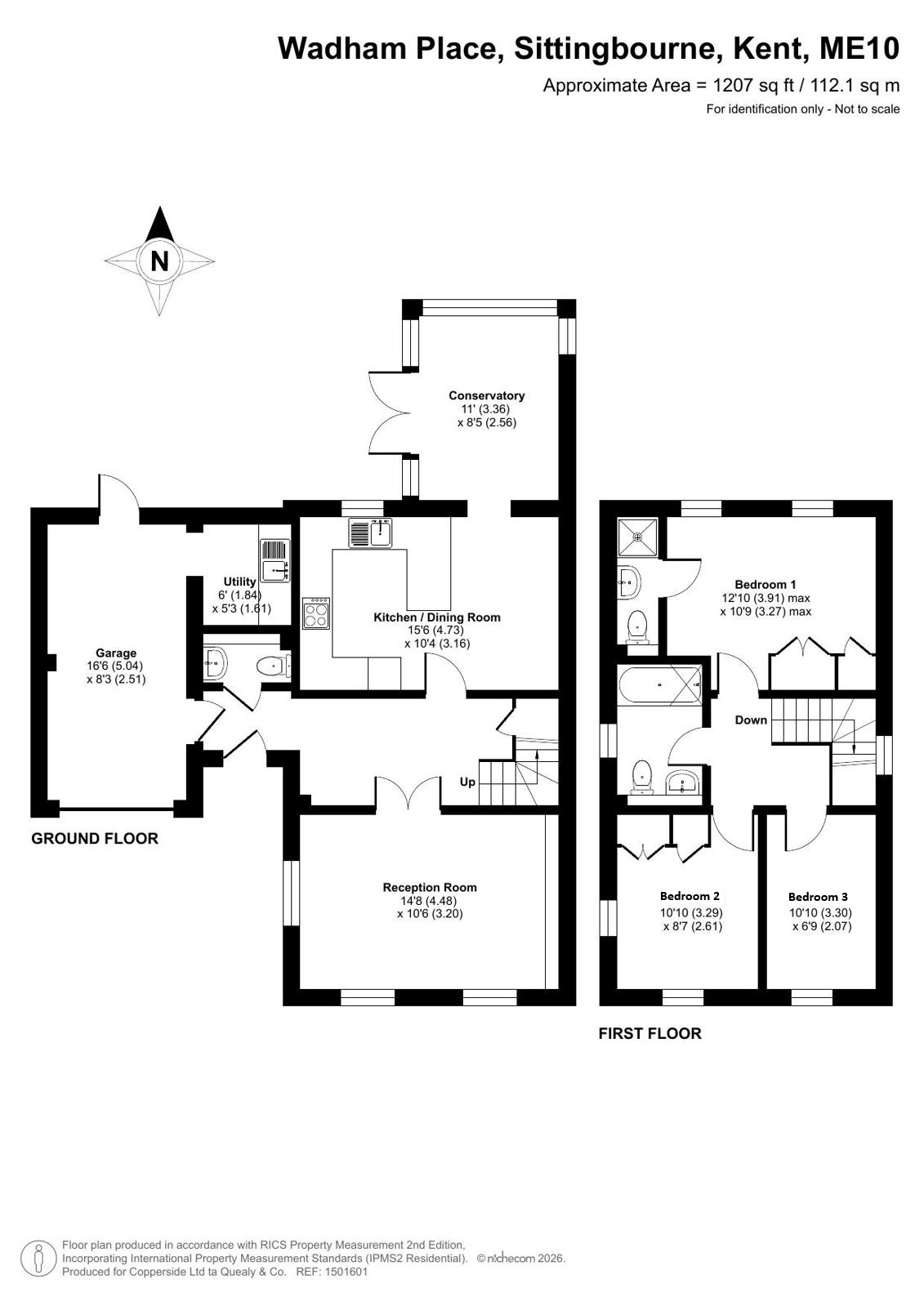 12, Wadham Place, Kent floorplan