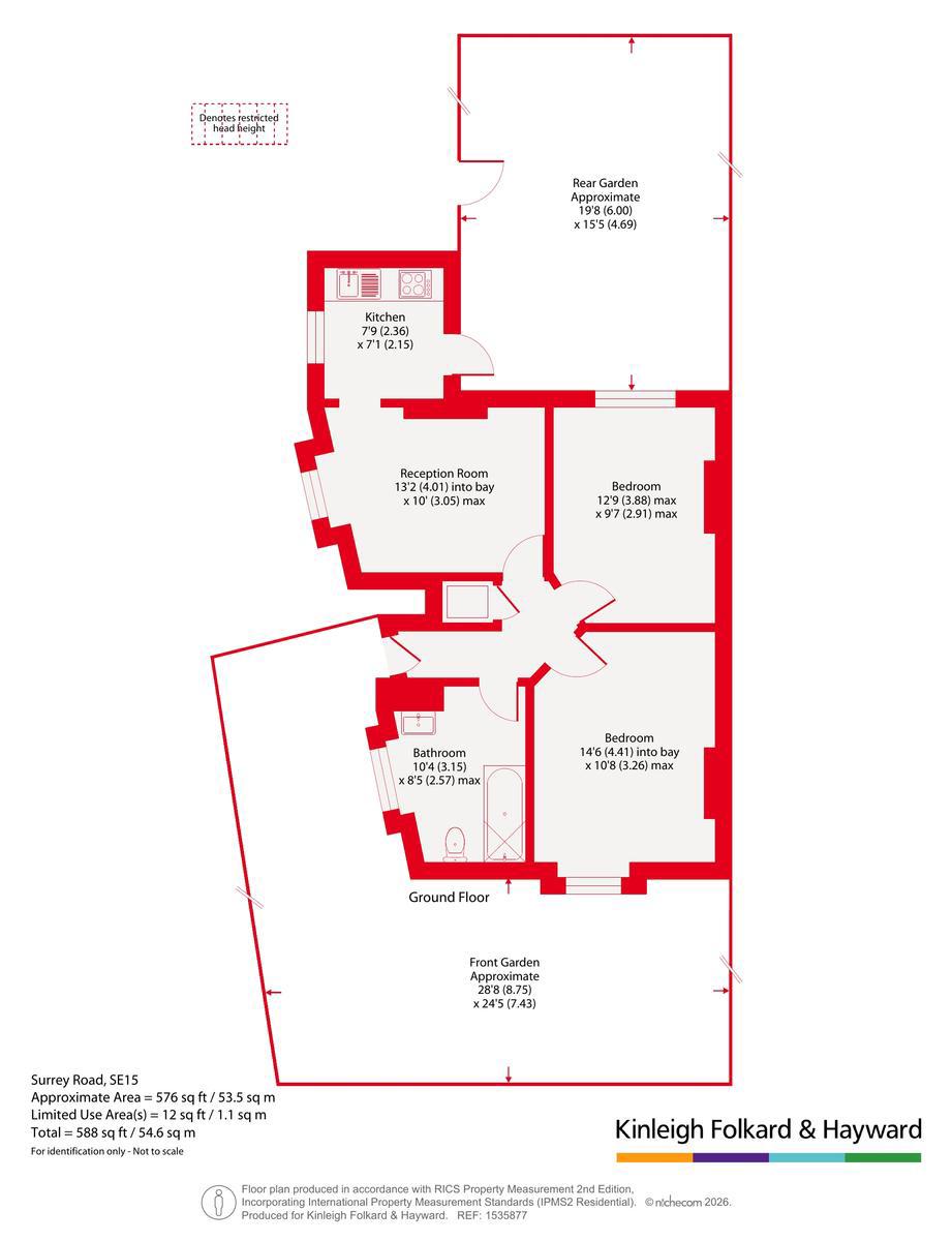 Surrey Road, London floorplan