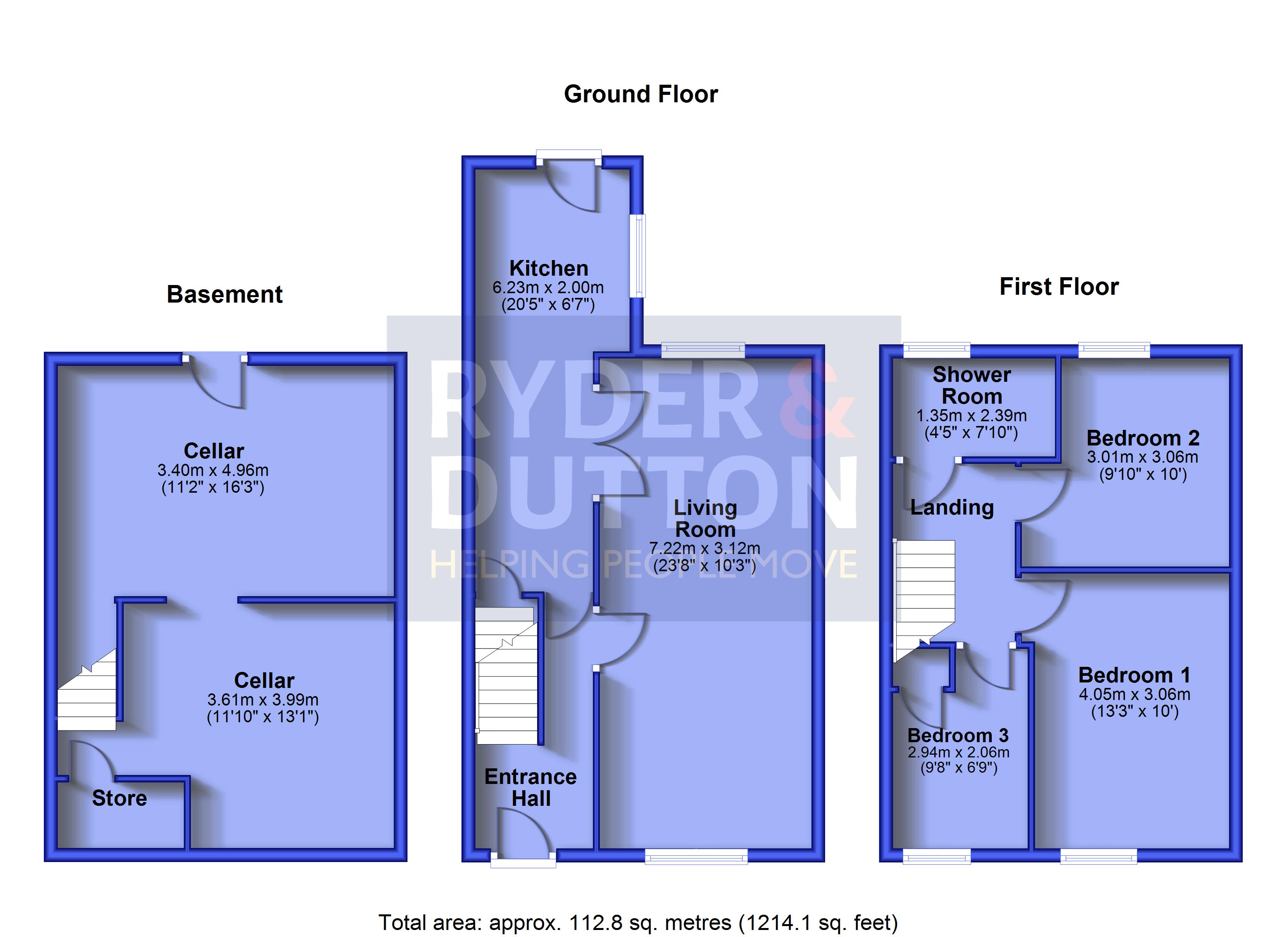 18, Sandwell Street, Huddersfield floorplan