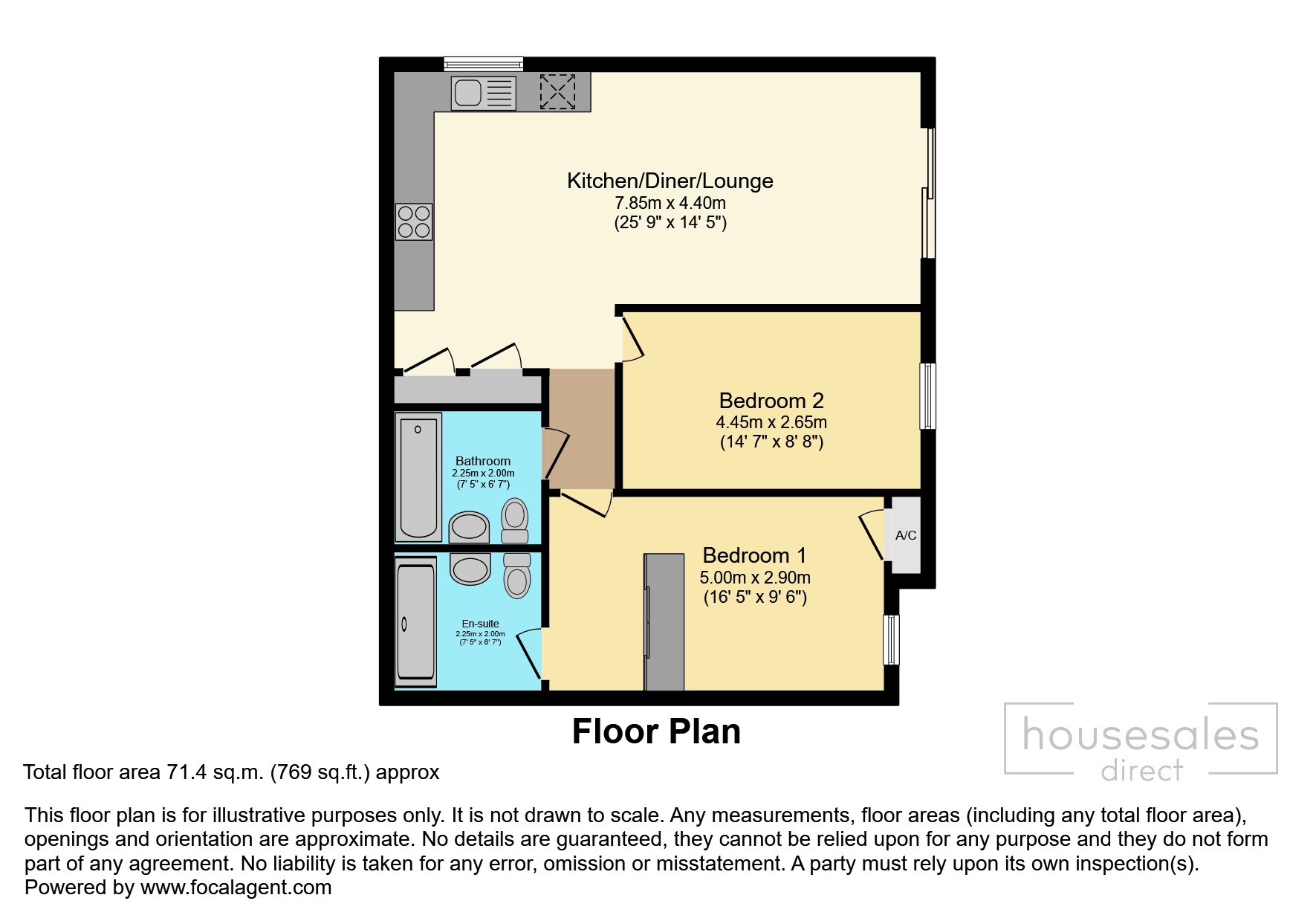213, Kitson House, Peterborough floorplan