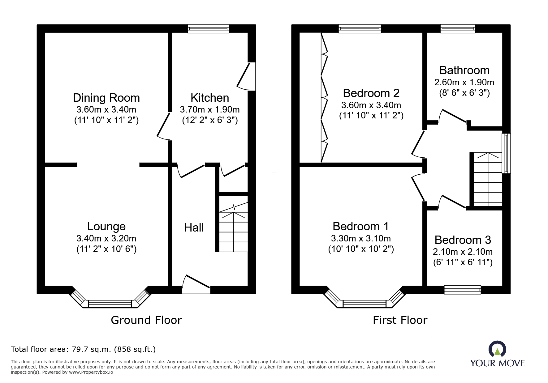 124, Upper Wortley Road, South Yorkshire floorplan