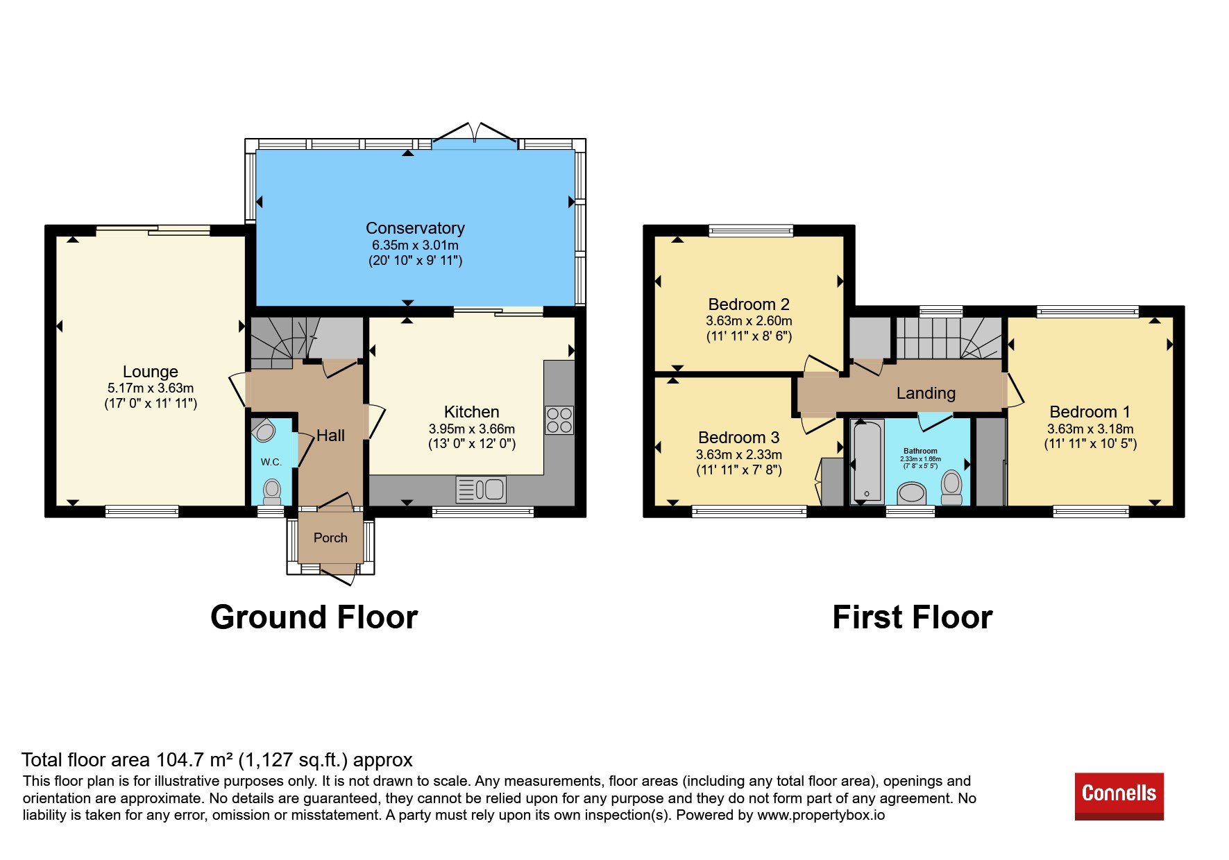 Aleva House, 6, Neville Avenue, Kidderminster floorplan
