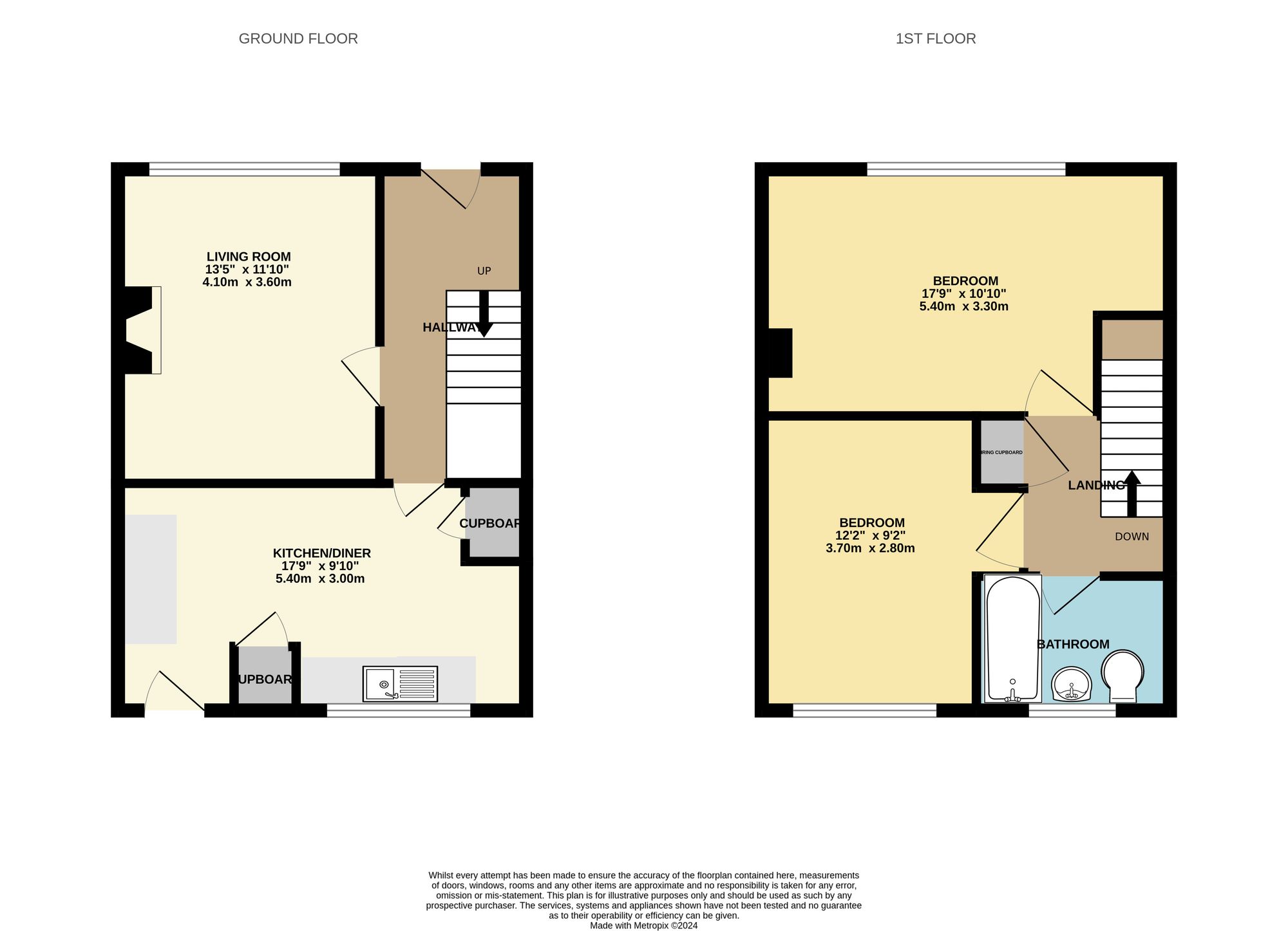 44 Moor View, Okehampton floorplan