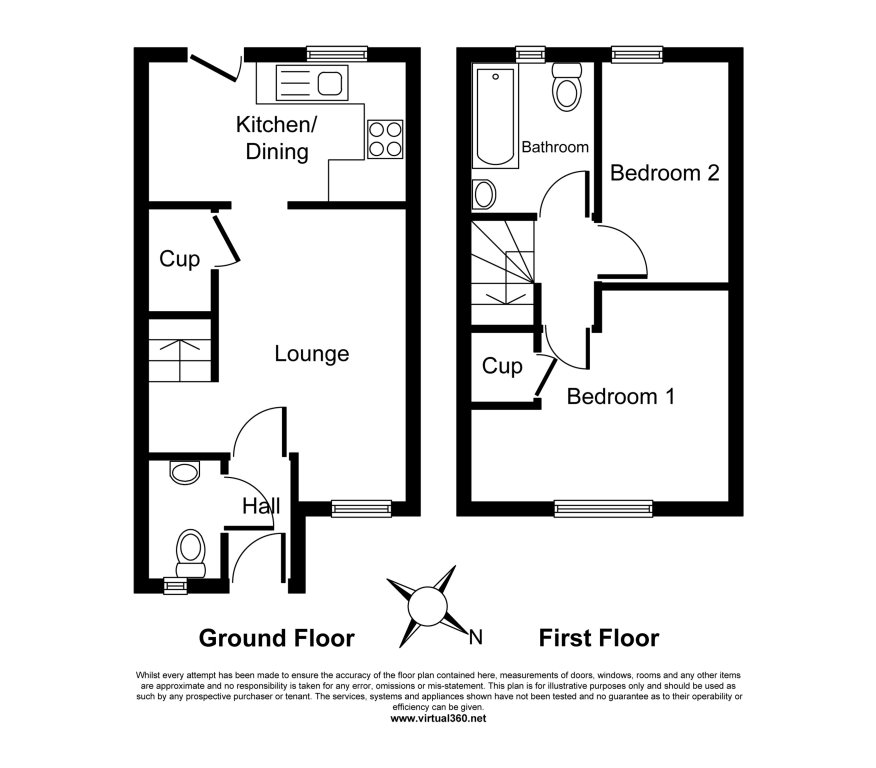 2 Bedrooms Town house to rent in Brierley Close, Snaith, Goole DN14