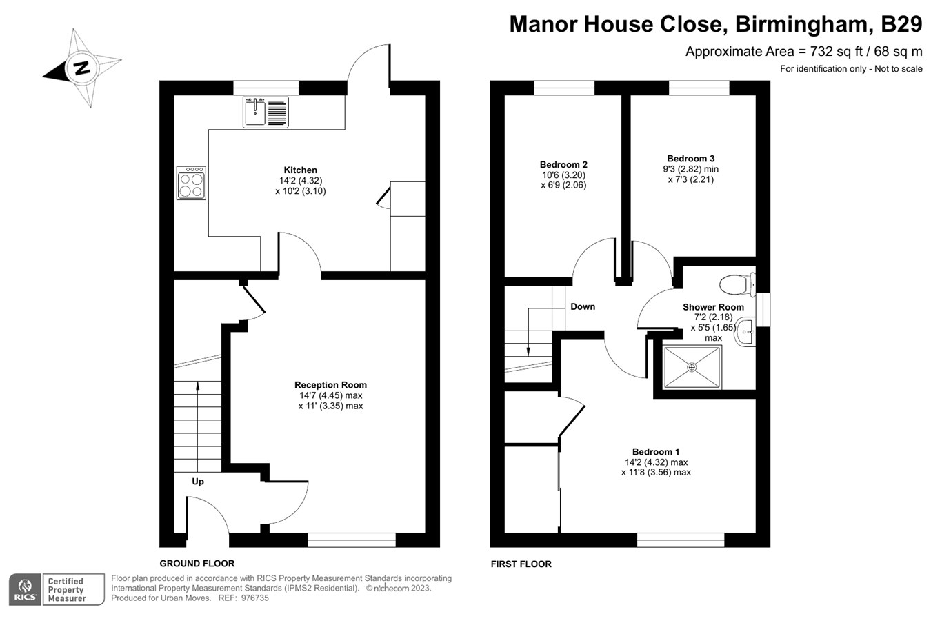 Manor House Close, Weoley Castle, Birmingham B29, 3 bedroom semi