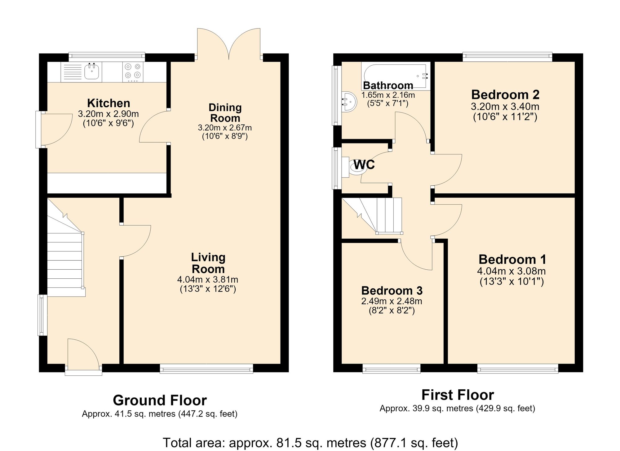 1 Hartley Avenue, Accrington floorplan