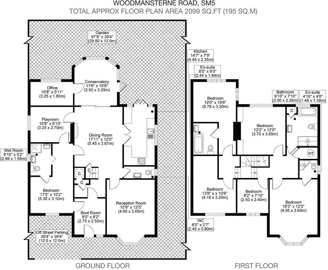 131, Woodmansterne Road, Carshalton floorplan
