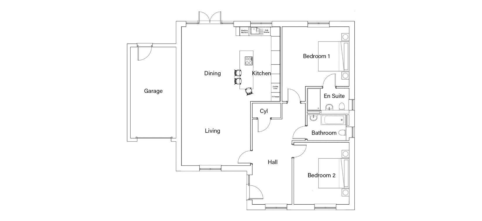 3 Spinney Court, Apletona, Northallerton floorplan