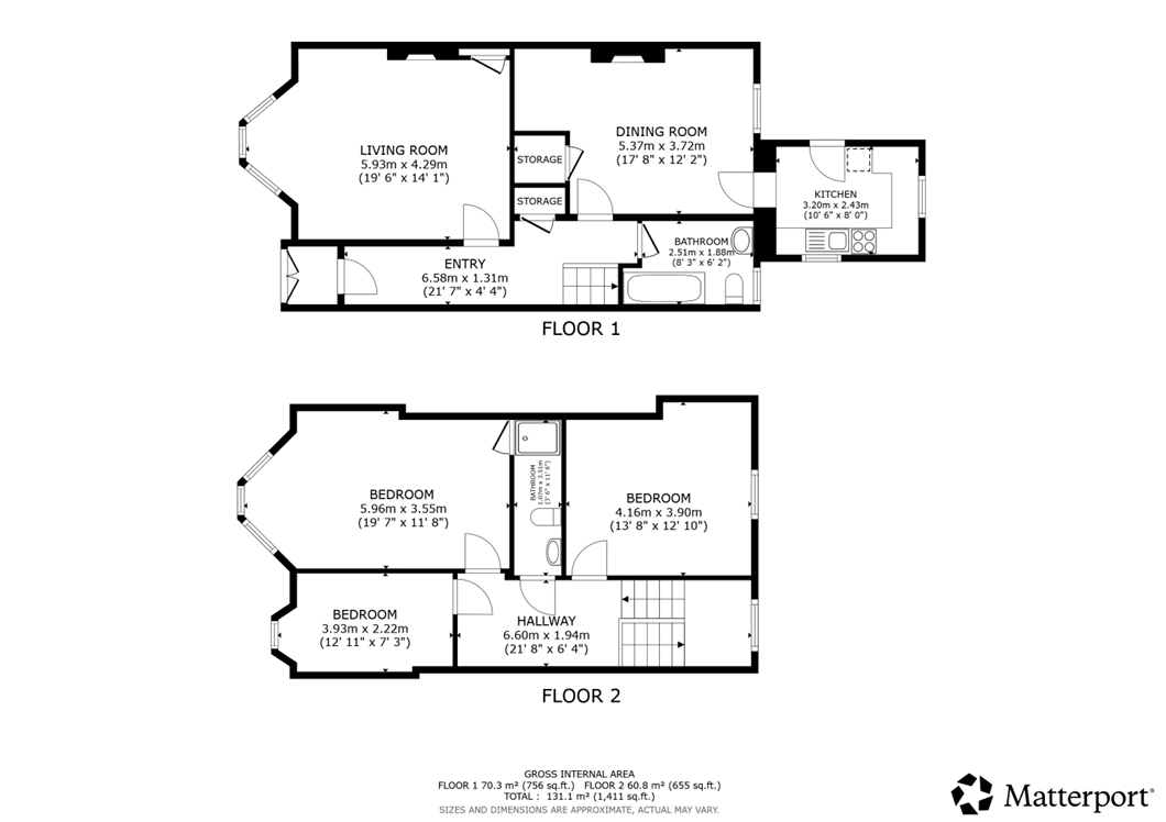 44 Kirkwell Road, Glasgow floorplan