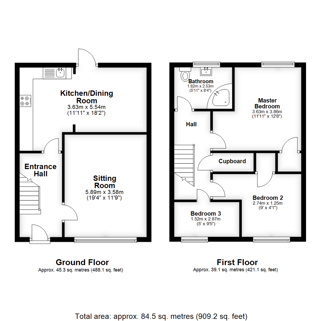 26, Moorfield Road, Bristol floorplan