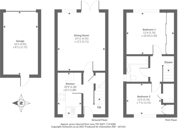 105, Cheylesmore Drive, Camberley floorplan