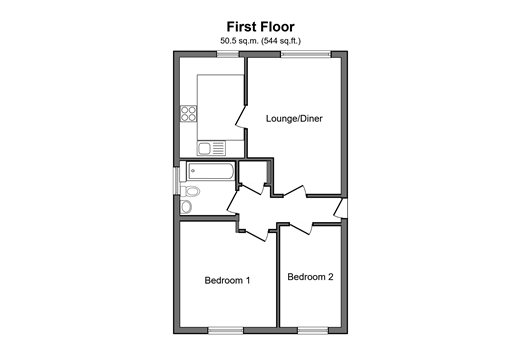 Fenman Gardens, Ilford floorplan