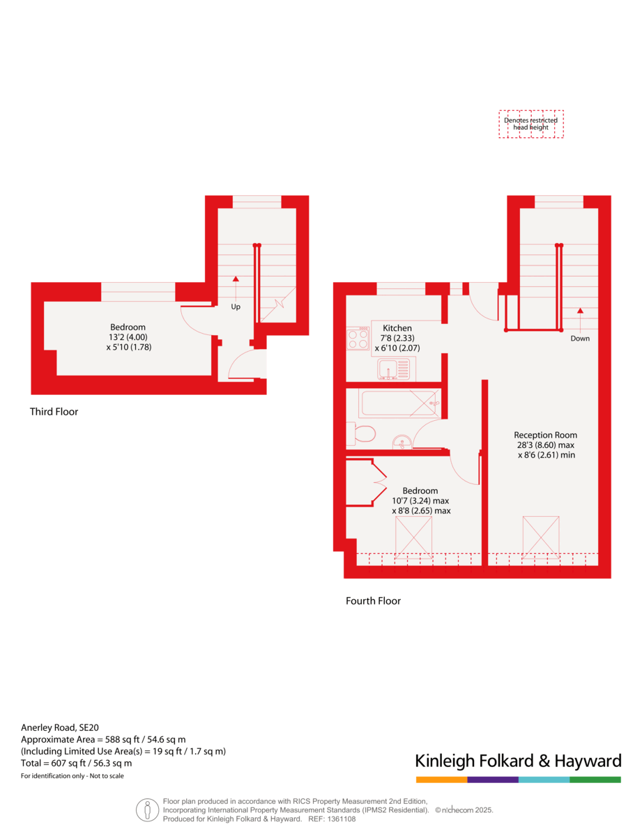 Flat 5, 128, Anerley Road, London floorplan