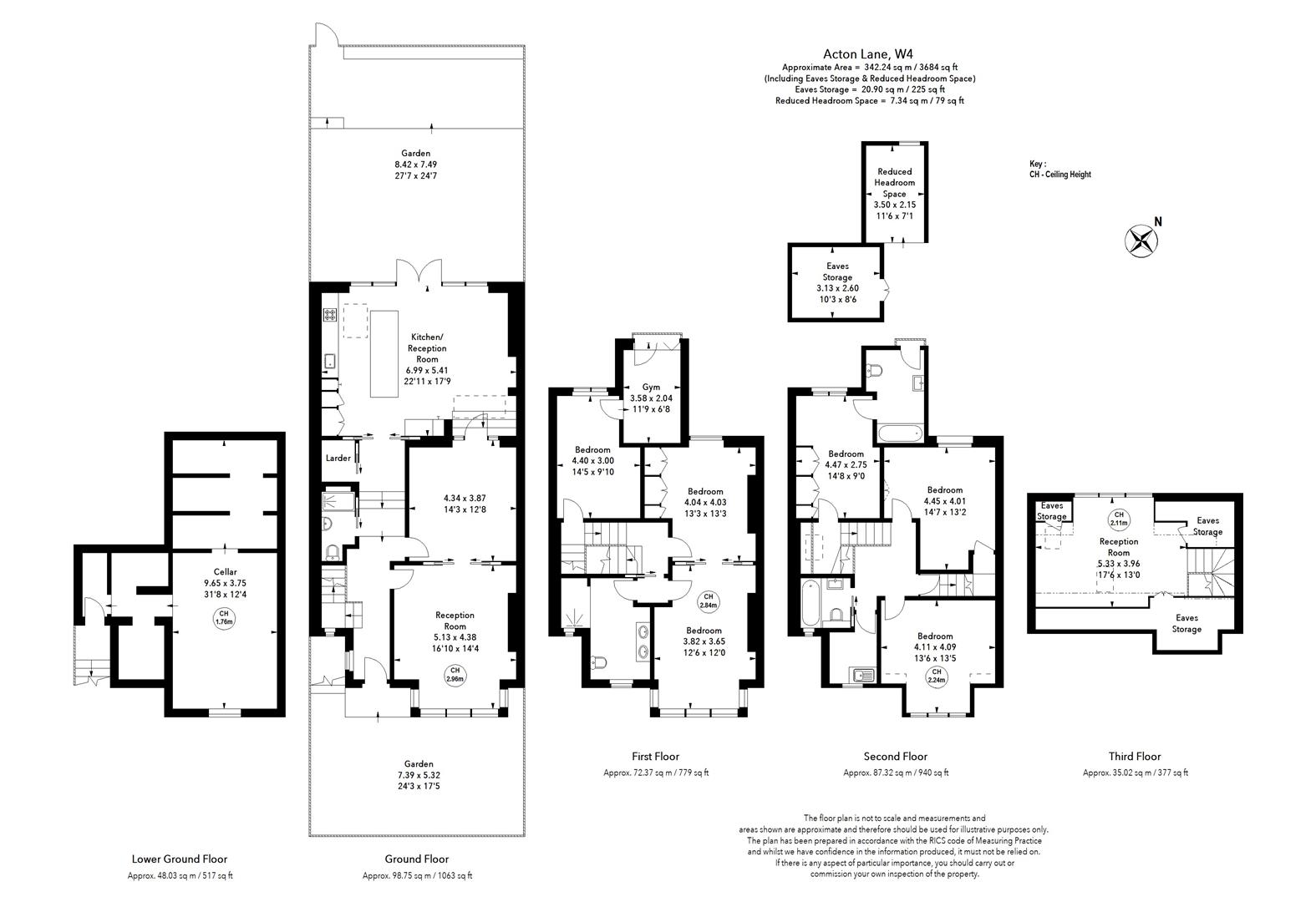 20, Acton Lane, London floorplan