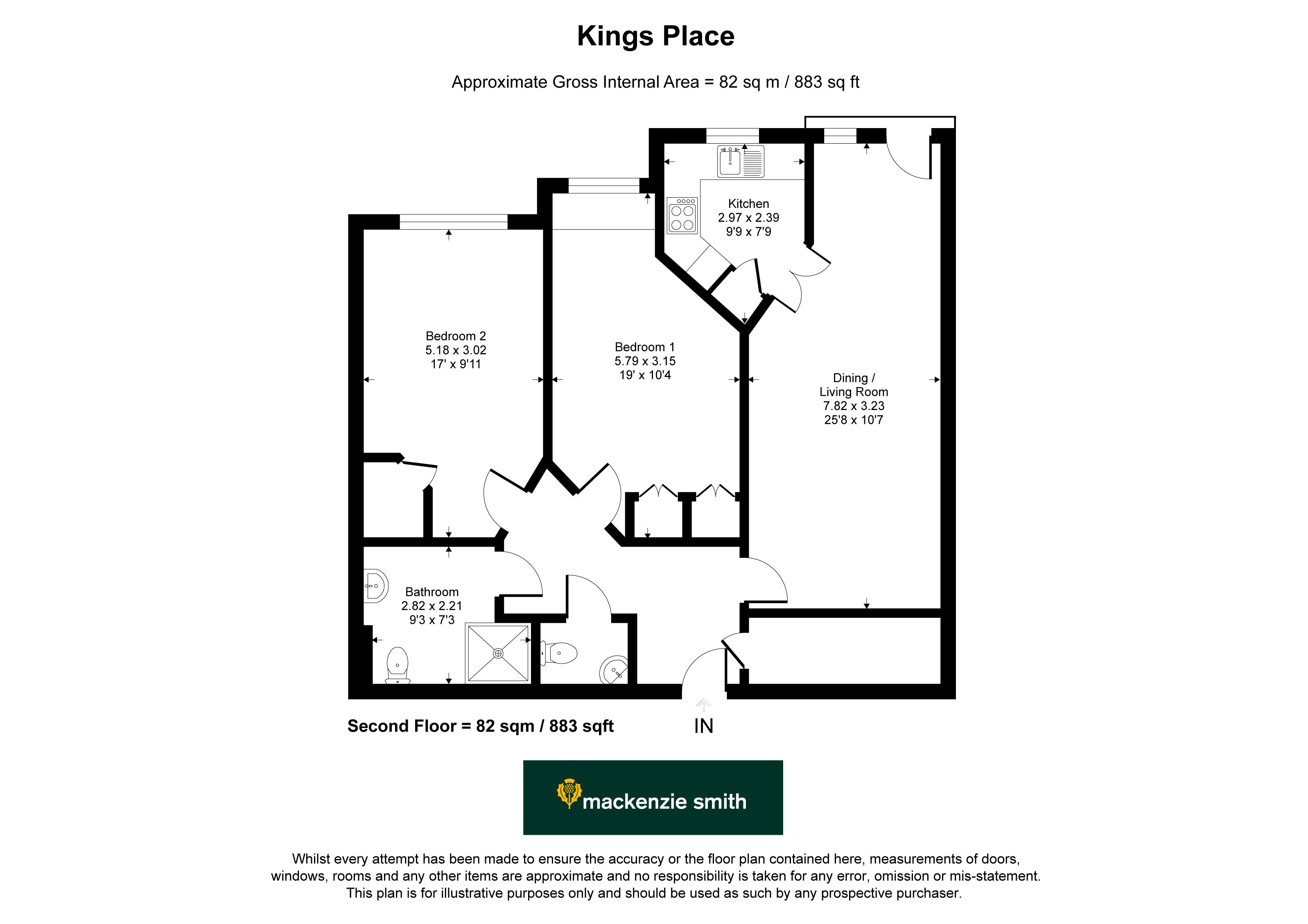 37, Kings Place, Hampshire floorplan