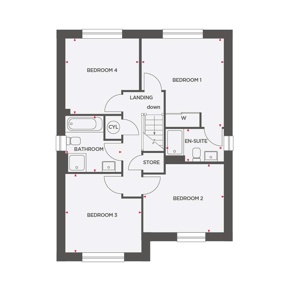 23, Leighton Park Rd, Westbury Leigh, Westbury floorplan