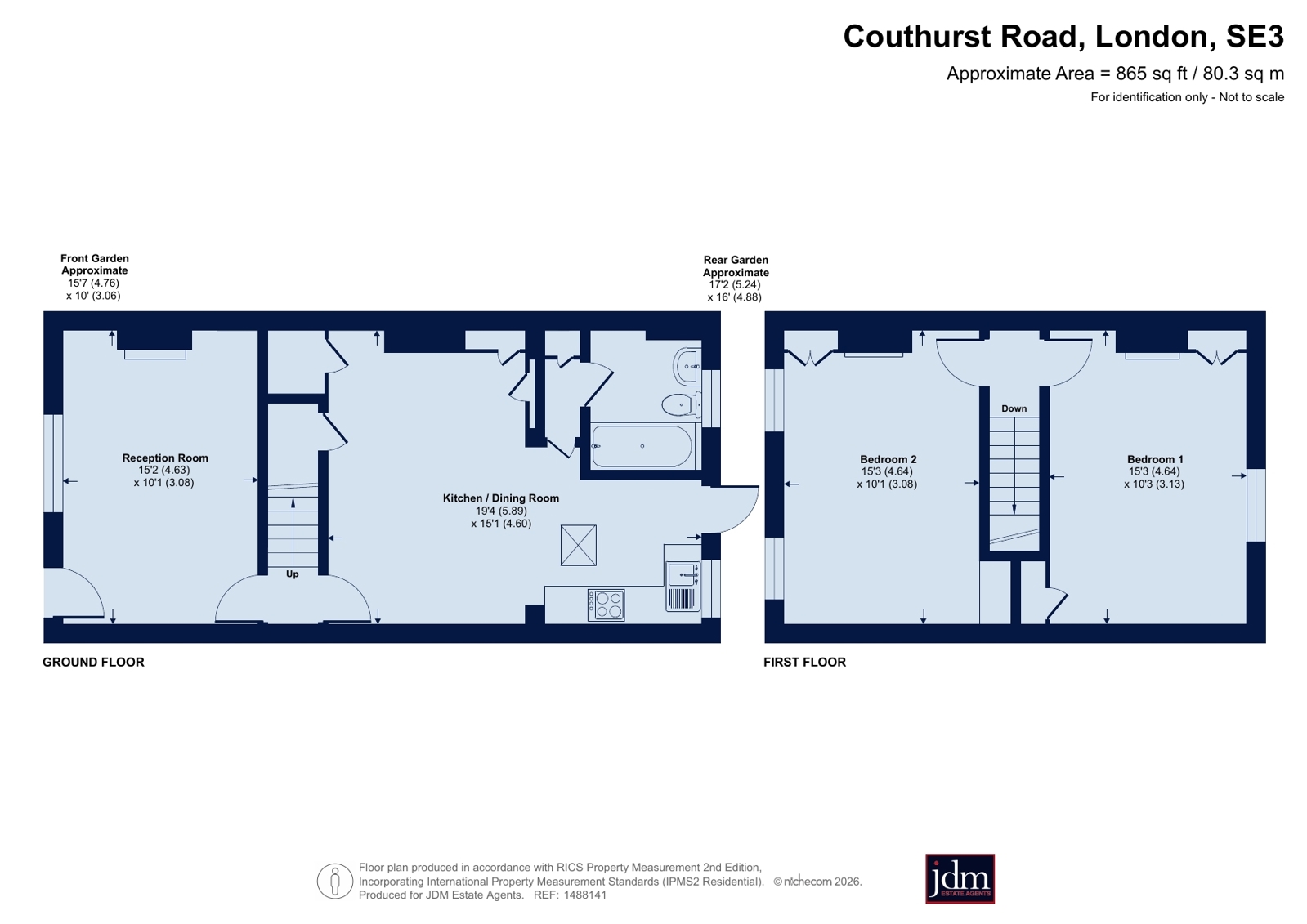 24, Couthurst Road, London floorplan
