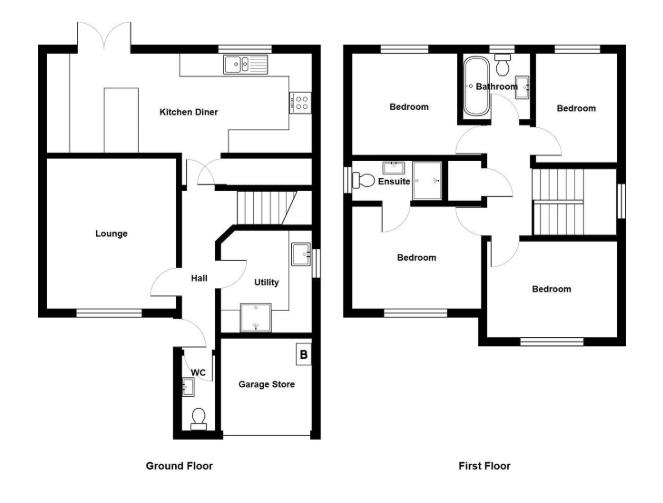 32, Oaks Wood Drive, Barnsley floorplan