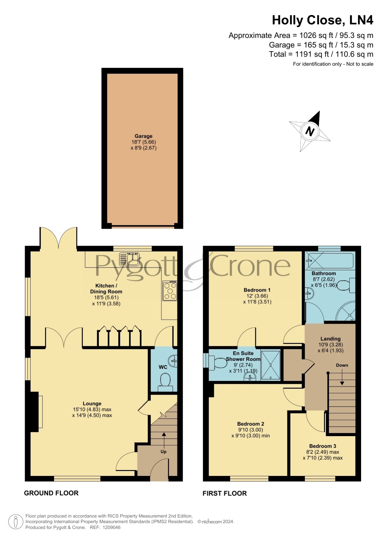 12, Holly Close, Lincoln floorplan