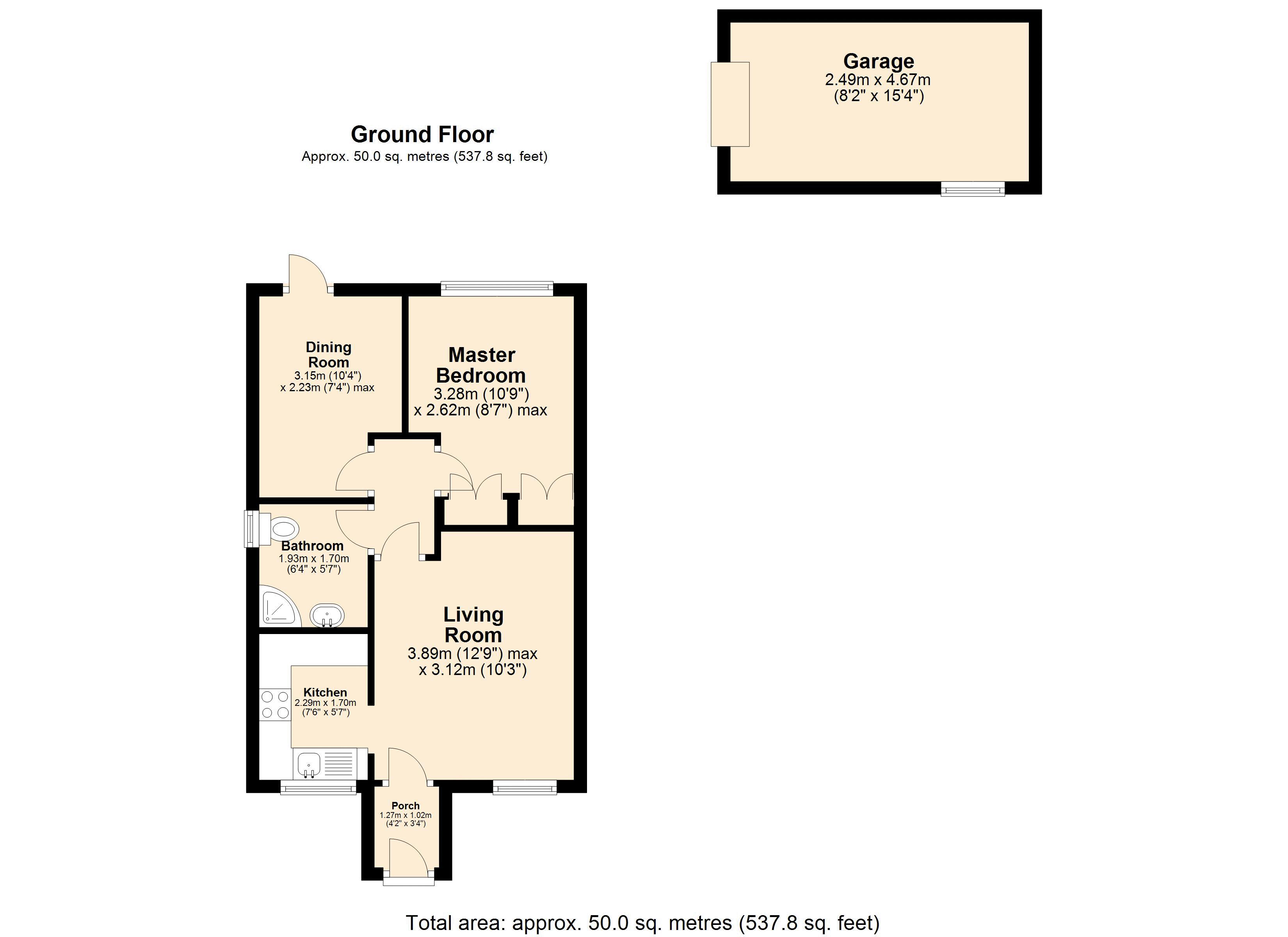 Peters Row, Holt Street, Rishton BB1, 2 bedroom bungalow for sale