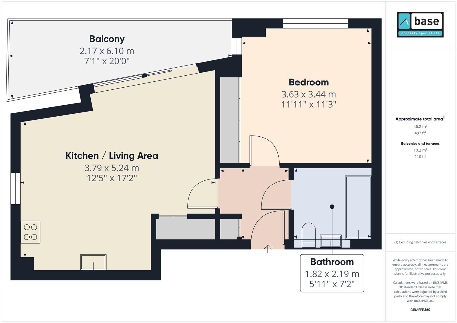 149, Beck Square, London floorplan