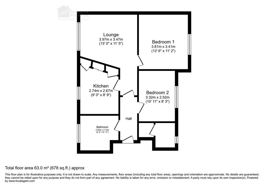 11, Heulfryn, Deganwy floorplan