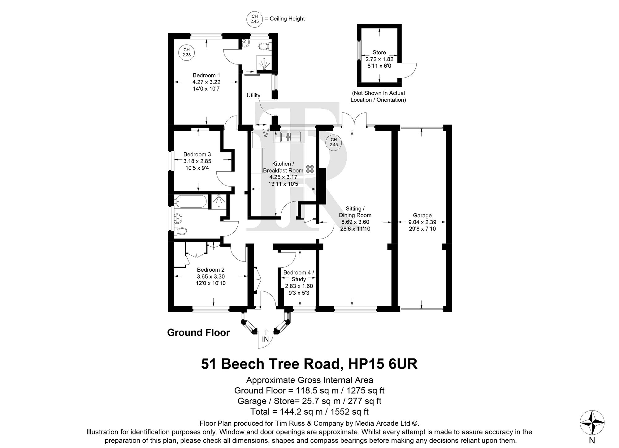 51 Beech Tree Road, High Wycombe floorplan