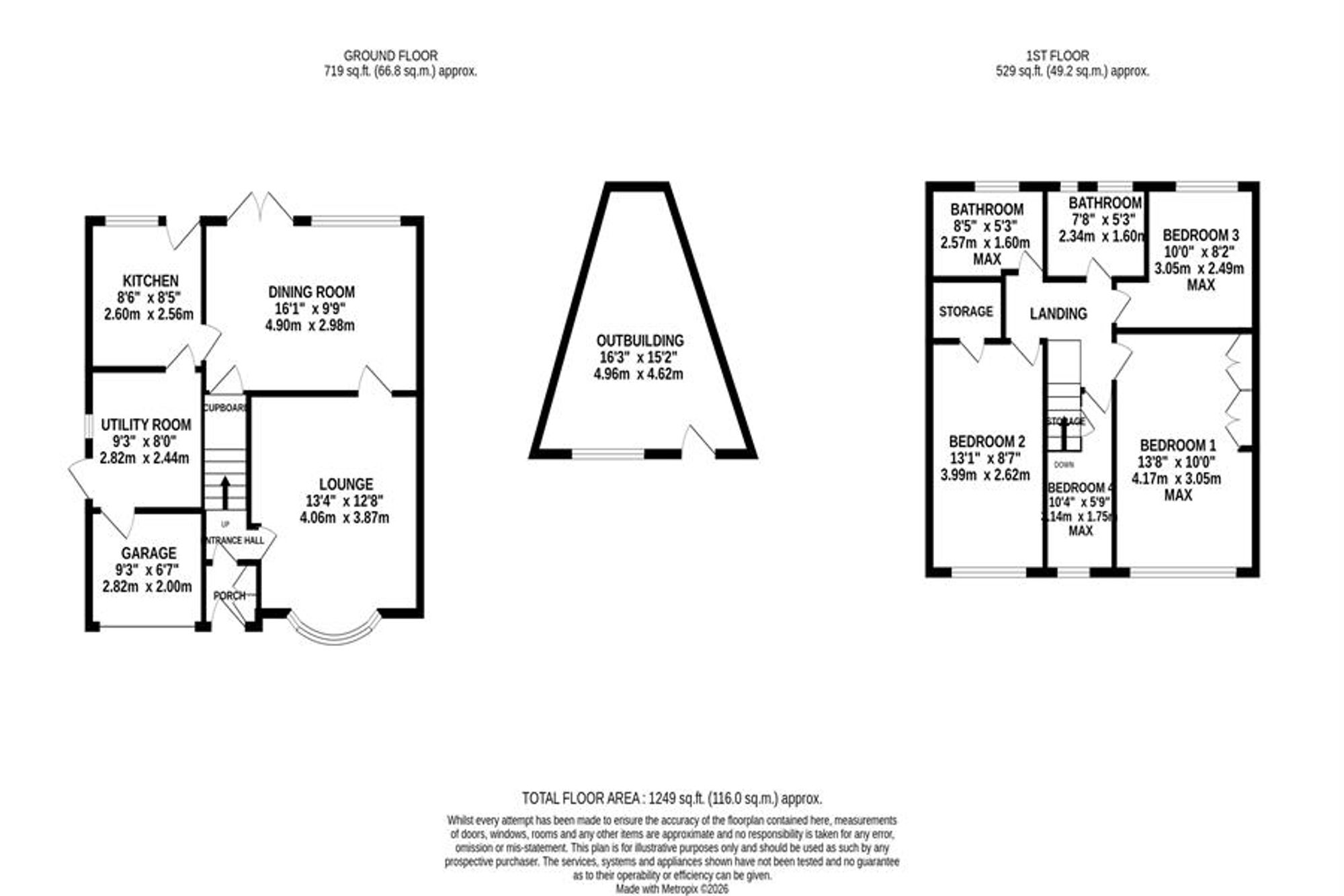 54 Deva Close, Stockport floorplan