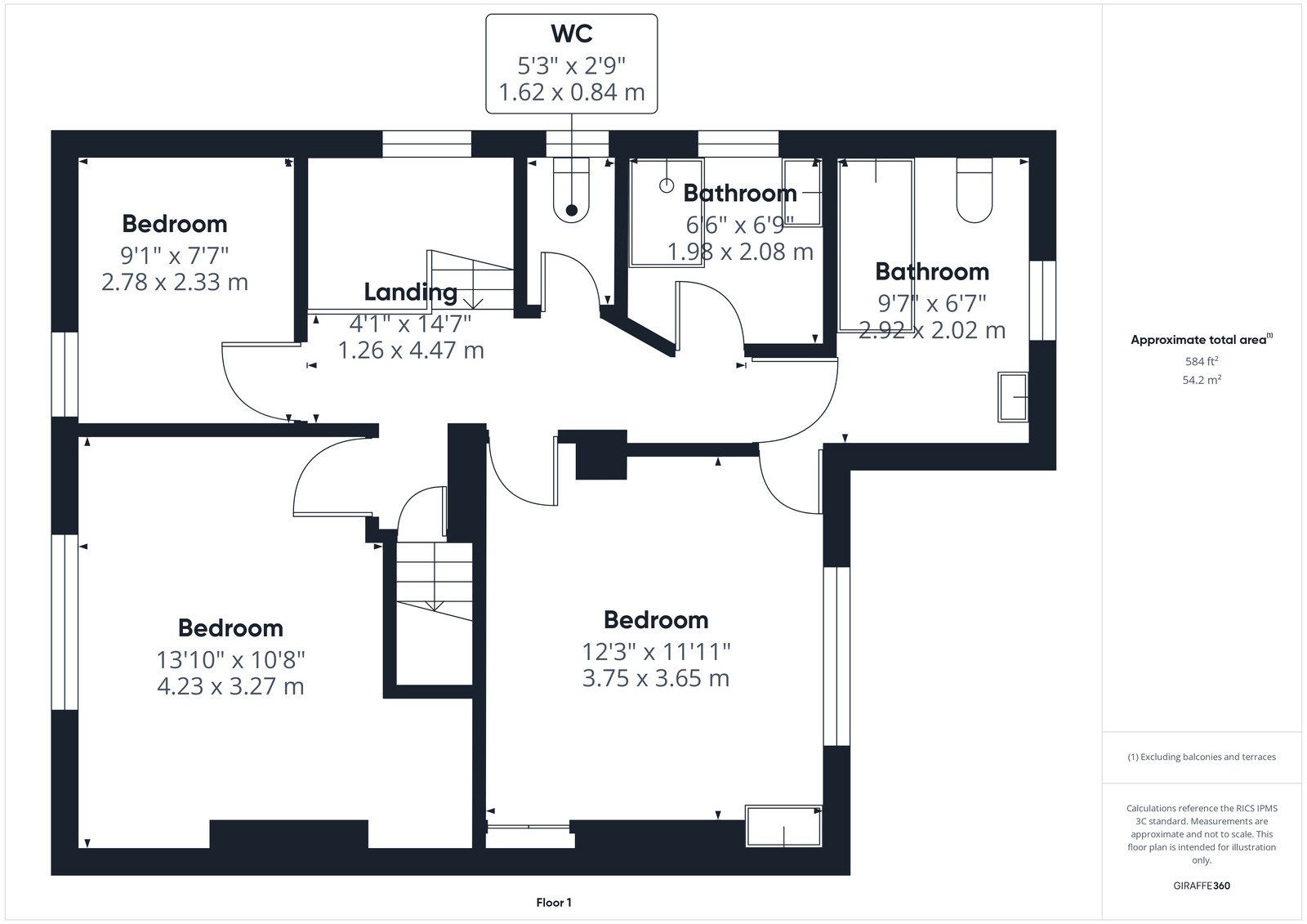 Ridgewood, East Row, Whitby floorplan