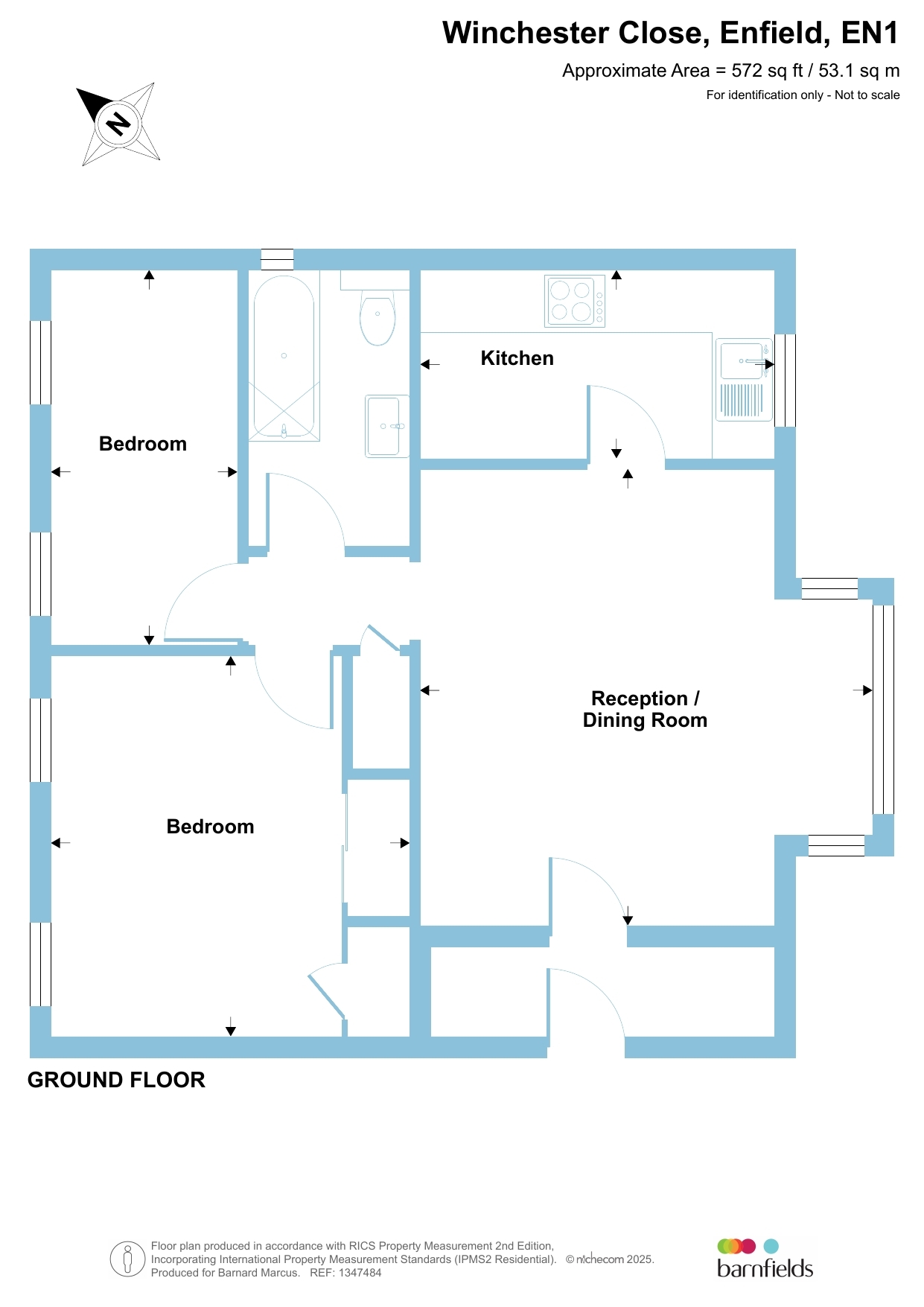 1, Winchester Close, ENFIELD floorplan
