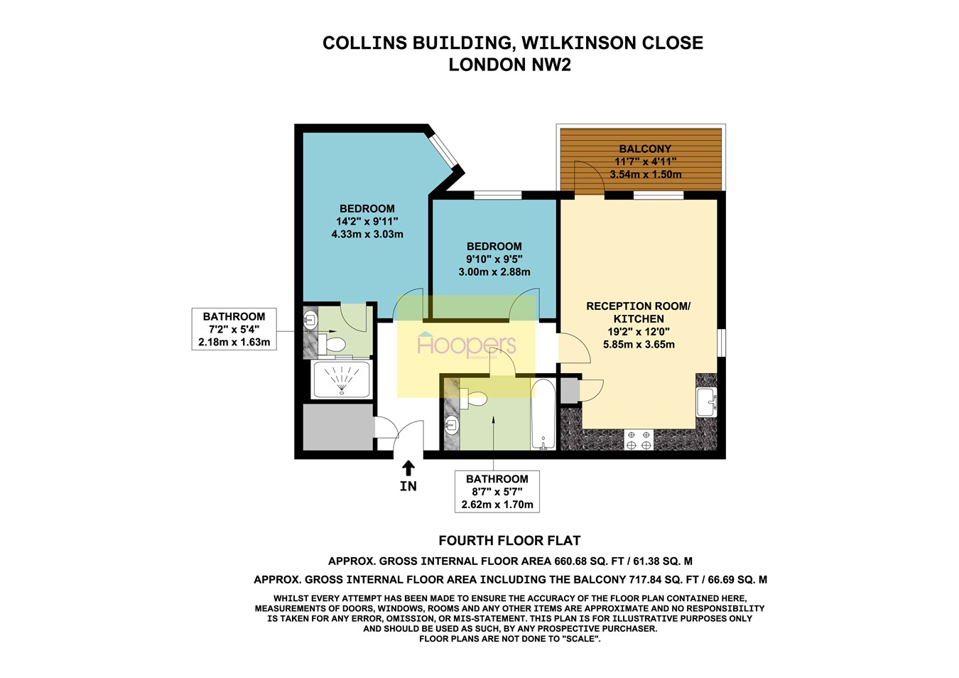 Wilkinson Close, London NW2, 2 bedroom flat for sale 61824283