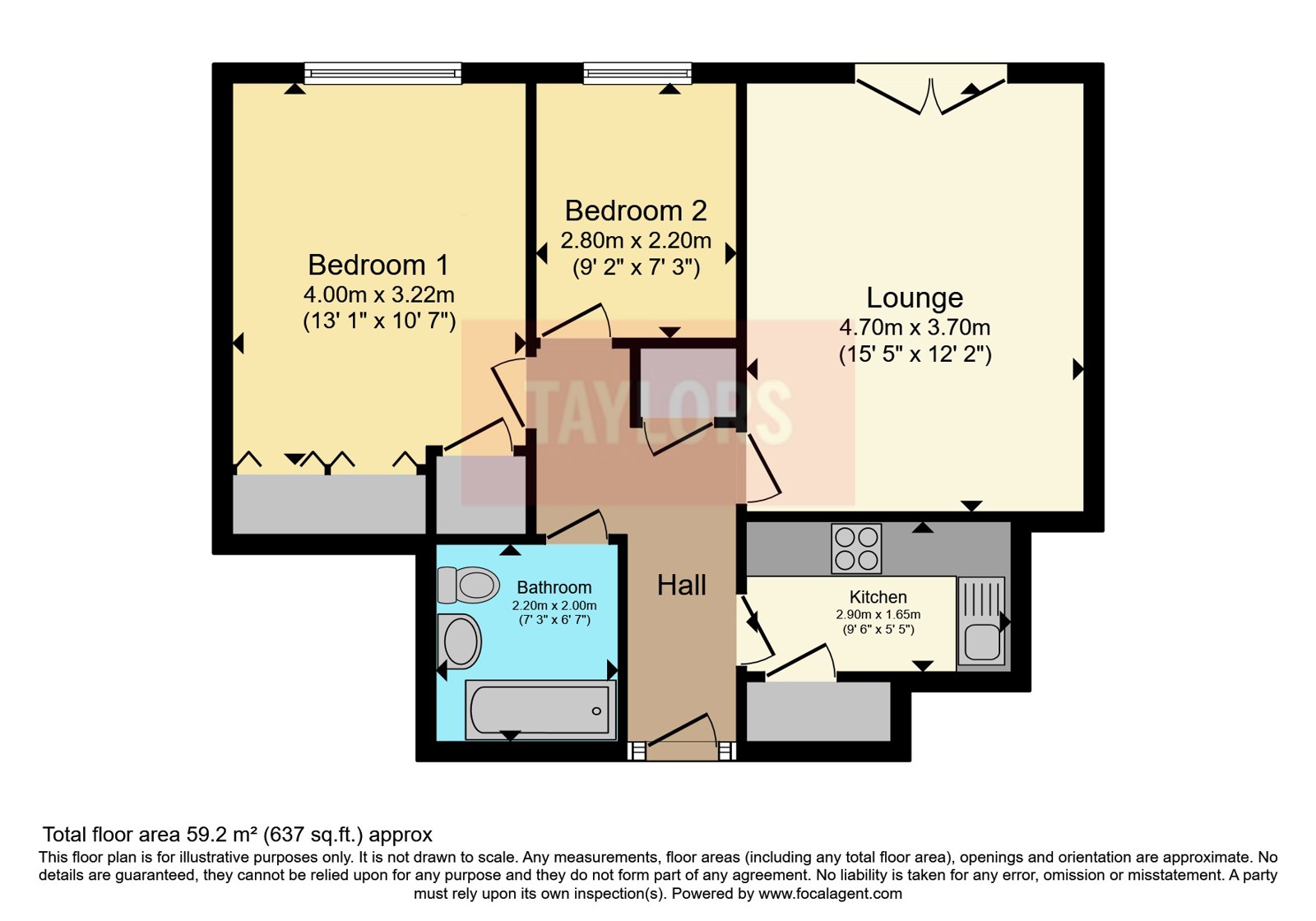 210, West Cotton Close, Northamptonshire floorplan