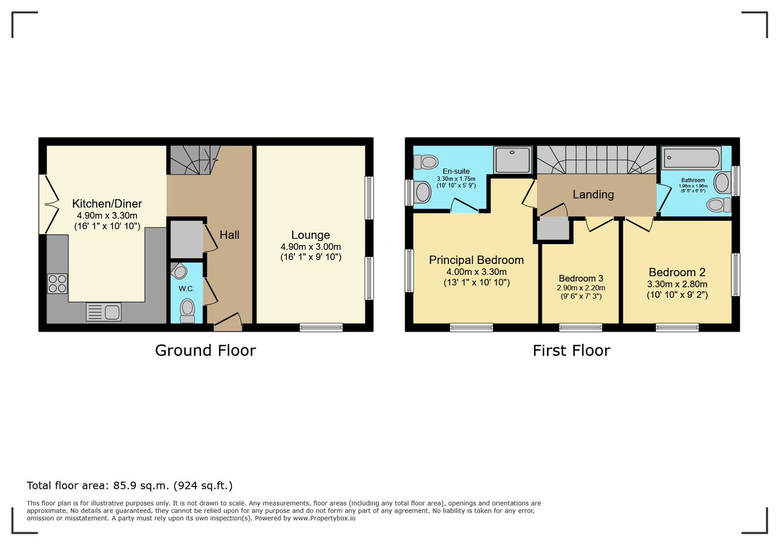 37, Oaktree Way, loughborugh floorplan