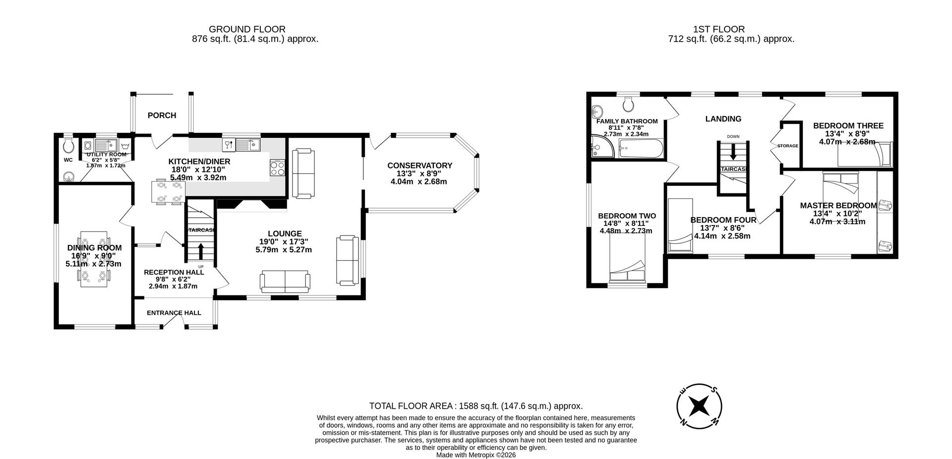 Pear Tree Road, Chorley floorplan