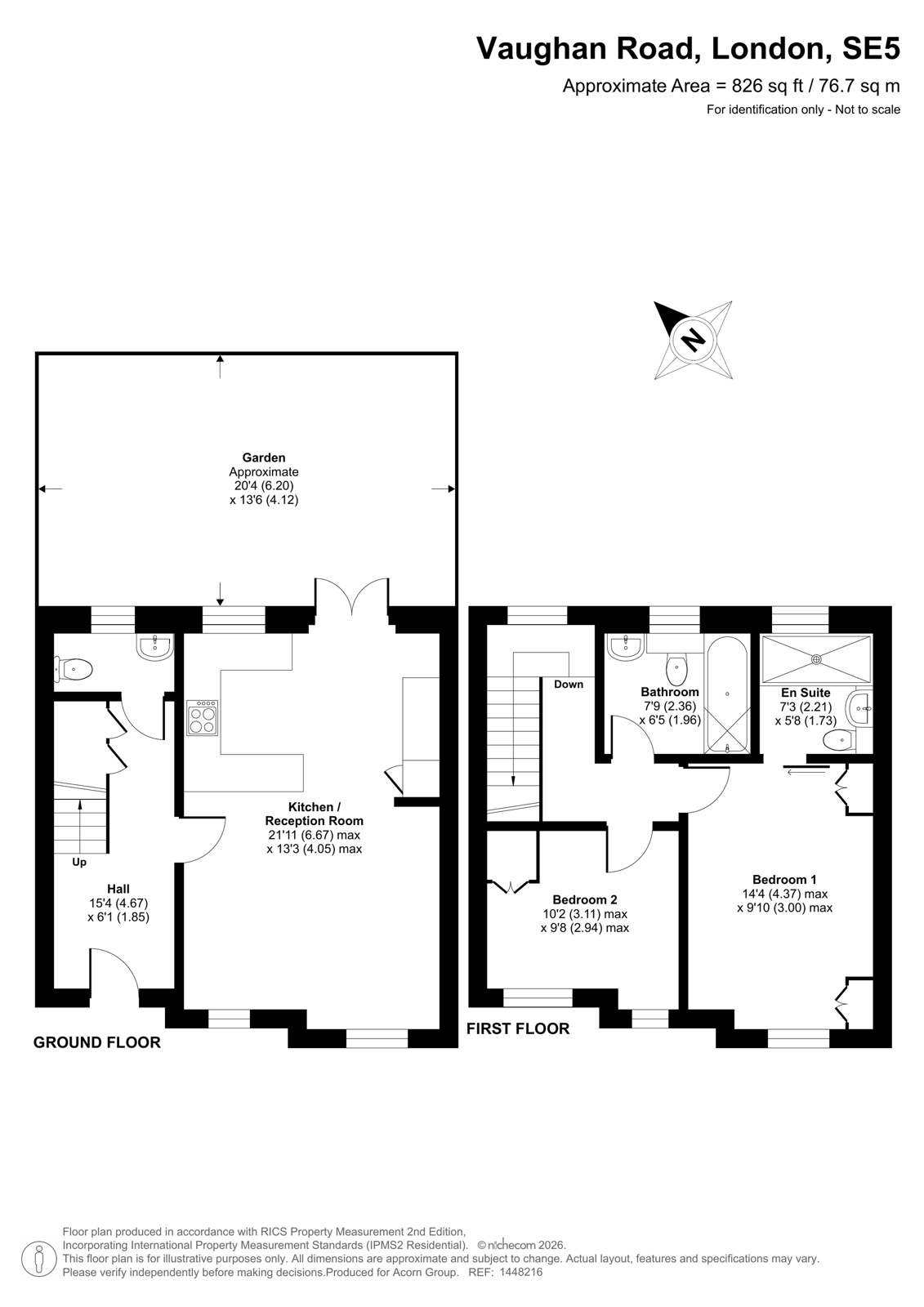 House F Redwing Mews,, Vaughan Road, London floorplan