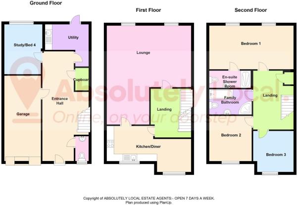 4 Bedrooms Town house to rent in Slack Lane, Derby DE22