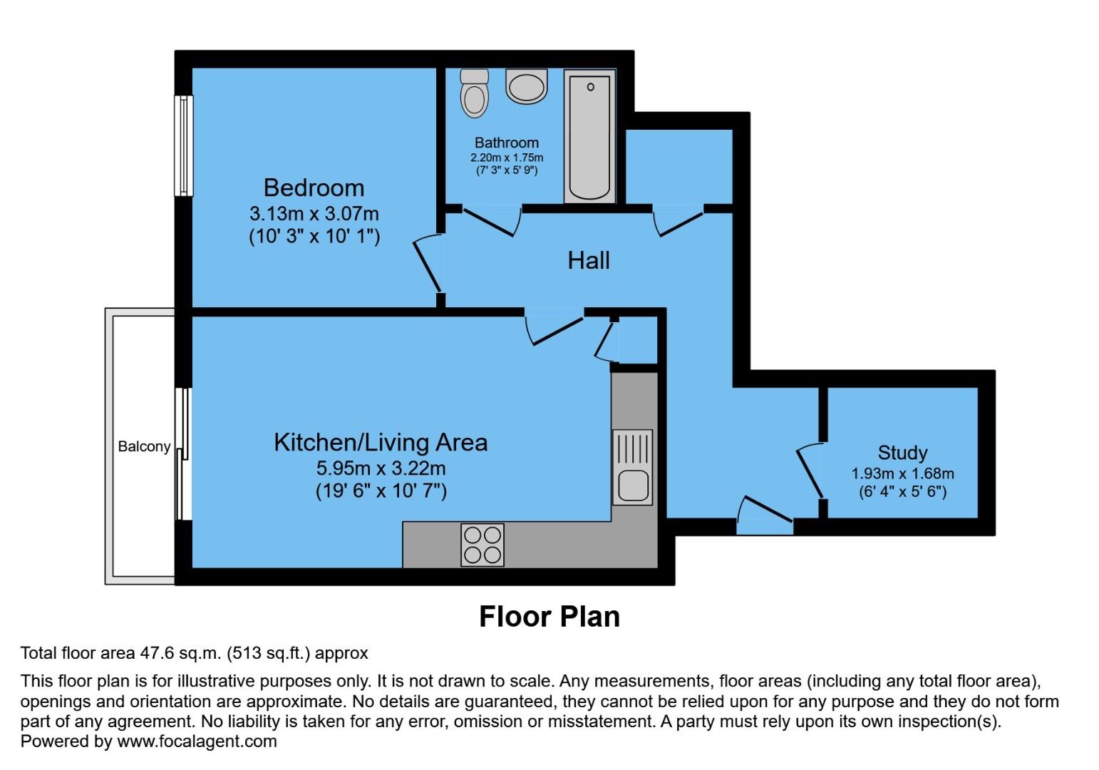 Apartment 6, The Maltings, Chatsworth Road, Chesterfield floorplan