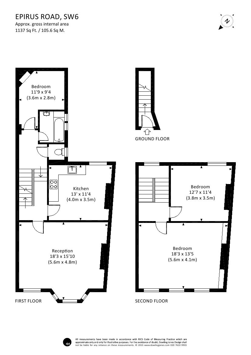 1 Bedrooms Flat to rent in Epirus Road, Fulham SW6