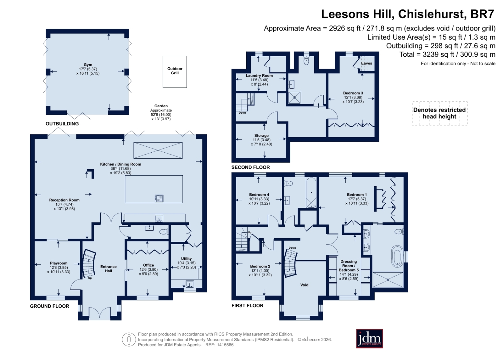 212, Leesons Hill, Chislehurst floorplan