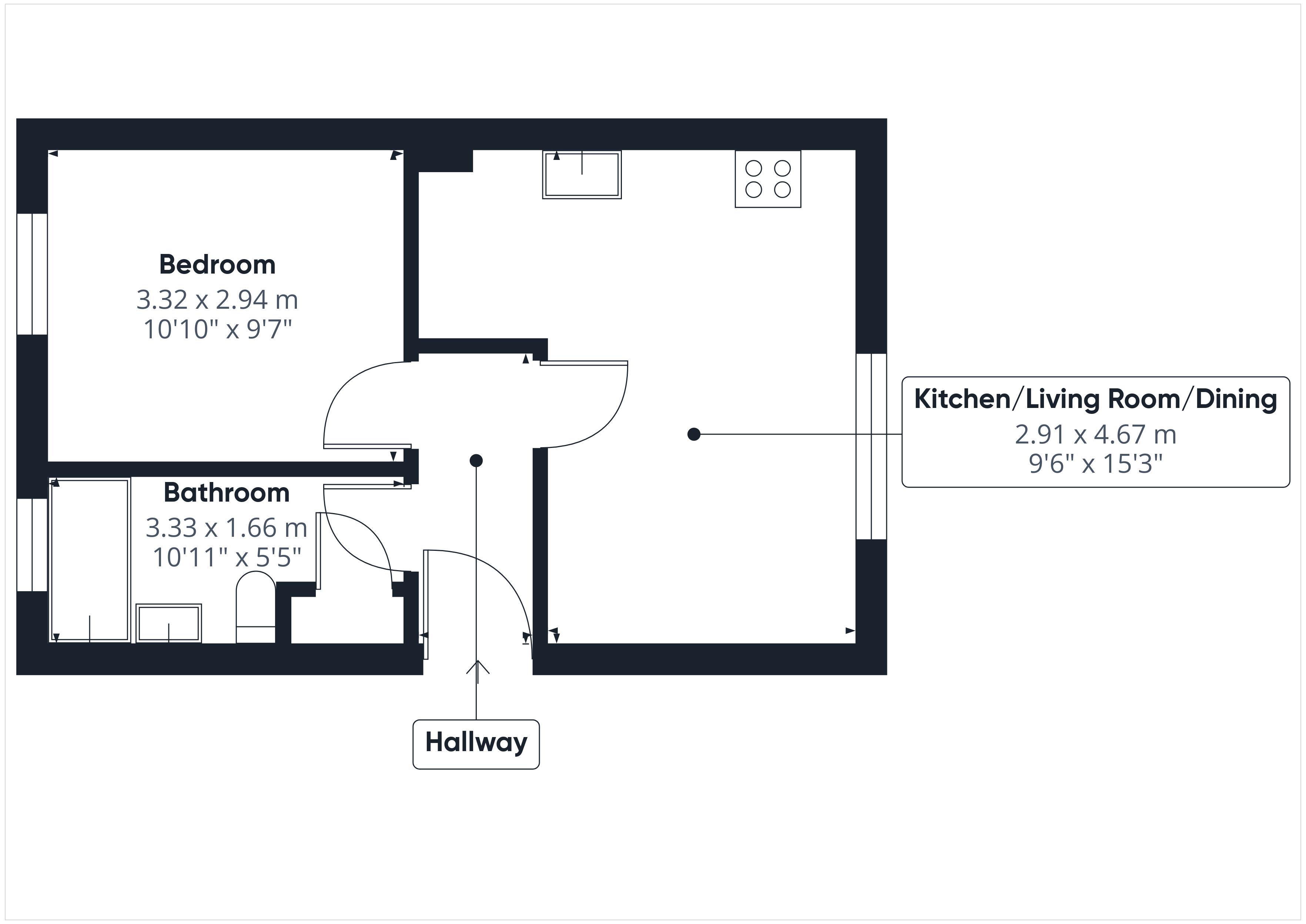 1 Signal House, Dudbridge Hill, Stroud floorplan
