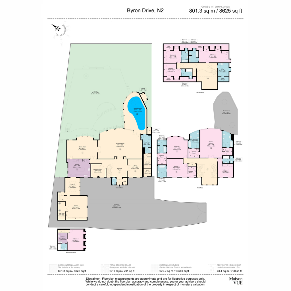 6, Byron Drive, London floorplan