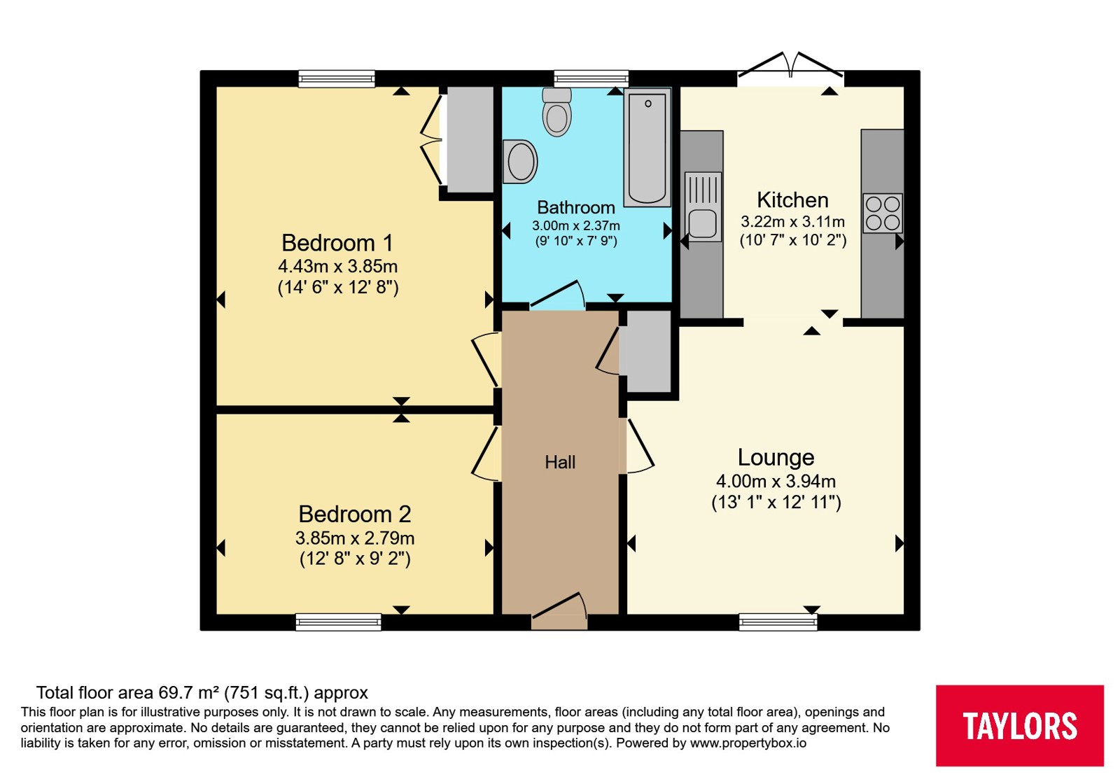 15, Black Cat Street, Northampton floorplan