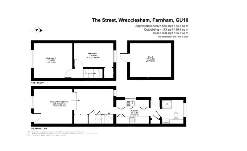 22, The Street Wrecclesham, Farnham floorplan