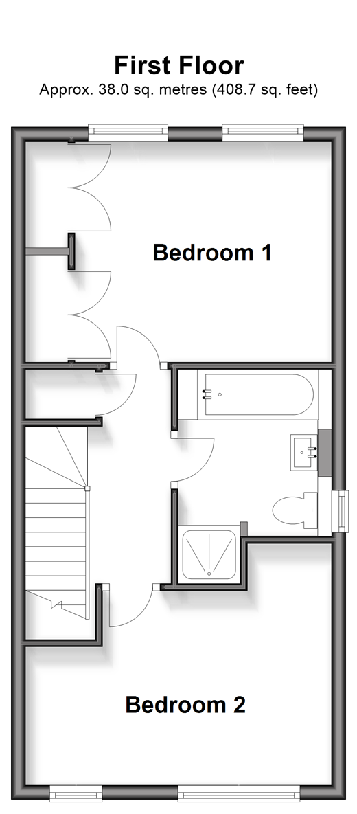 Crispin Close, New Romney floorplan